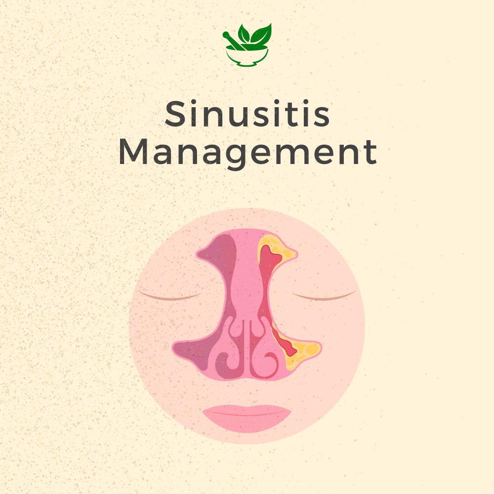Sinusitis Ayurvedic Management 30 Days Pack - Deep Ayurveda India