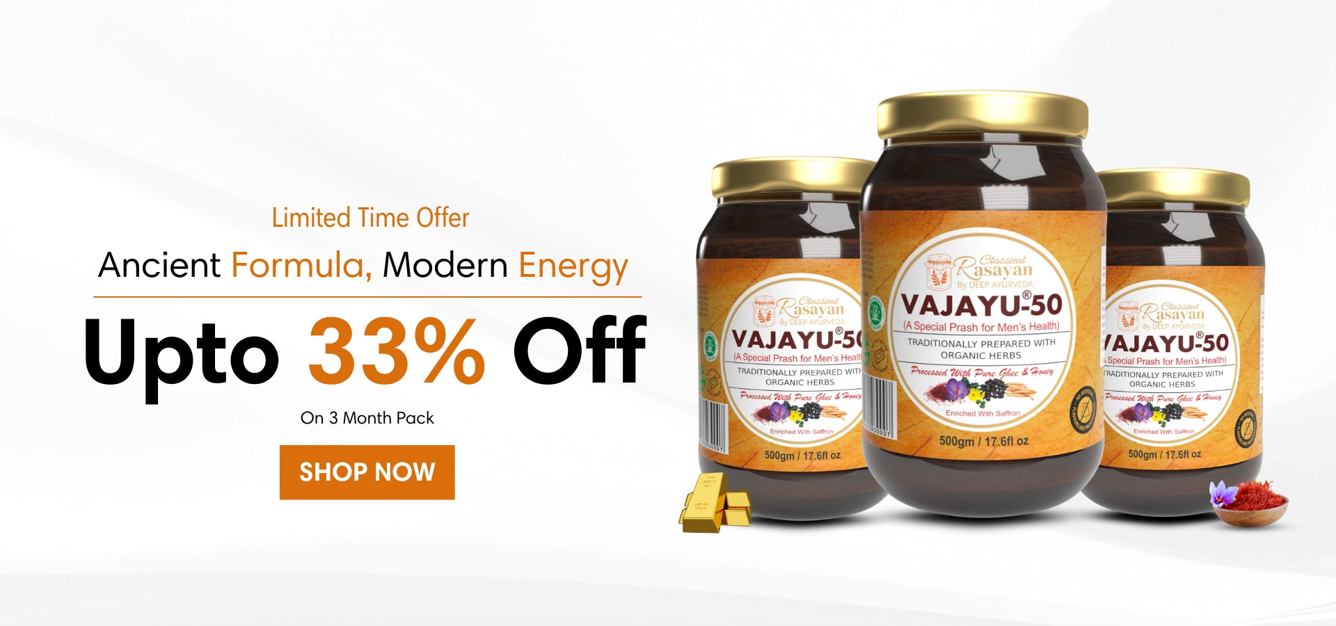 Vajayu Prash By Deep Ayurveda For Mens Health