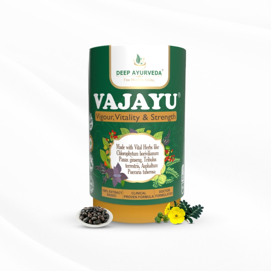 Vajayu Vegan Capsules For Mens Health By Deep Ayurveda