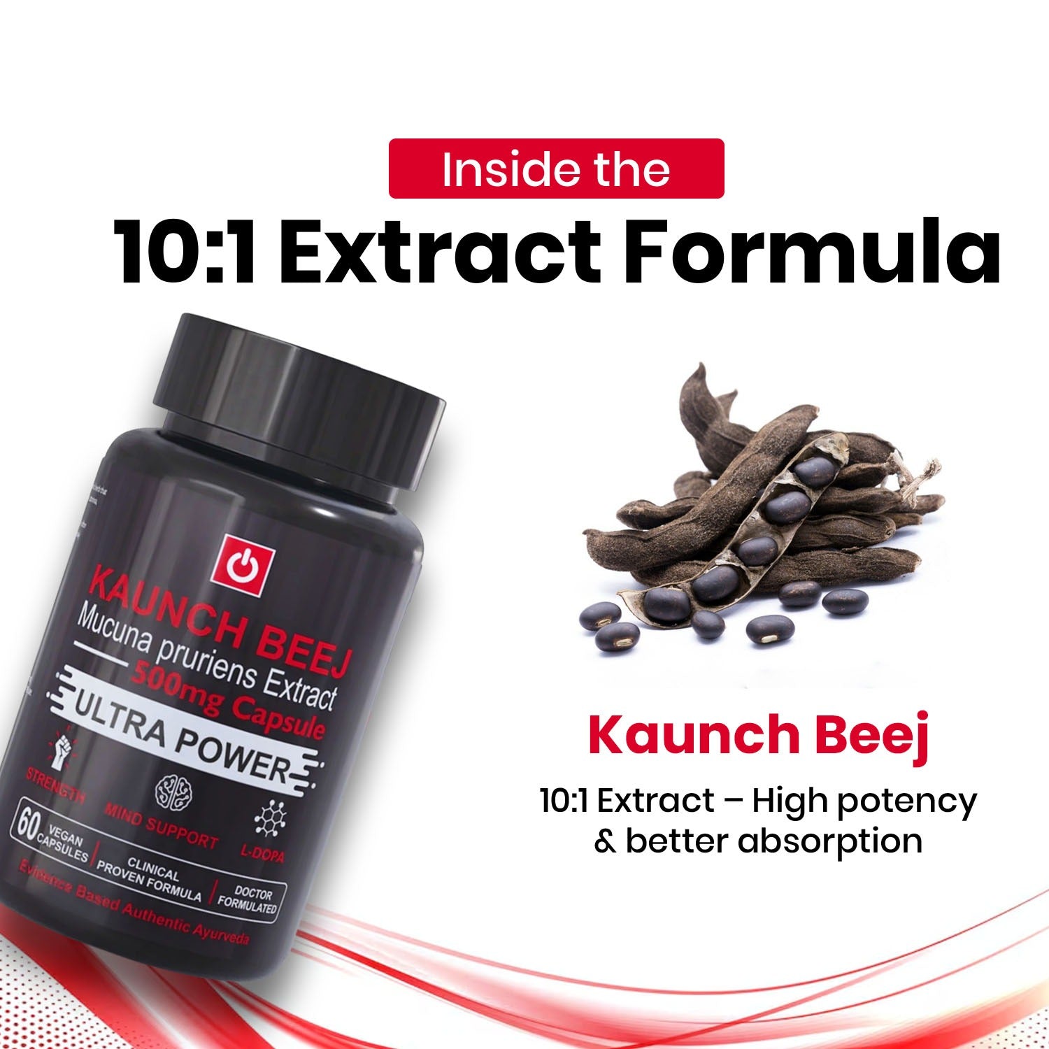 PurshVeda Kaunch Beej Key Ingredients