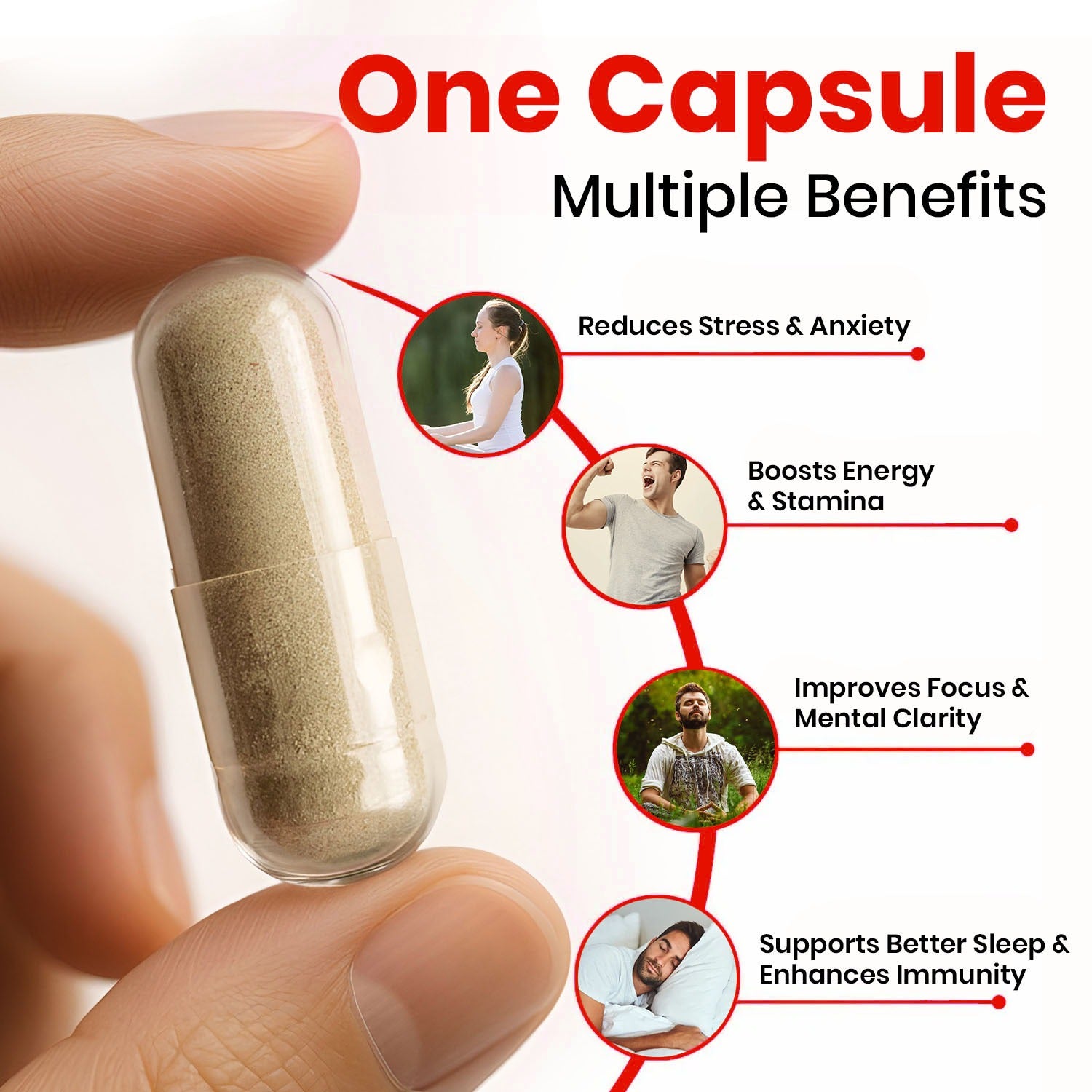 PurshVeda Ashwagandha Key Benefits