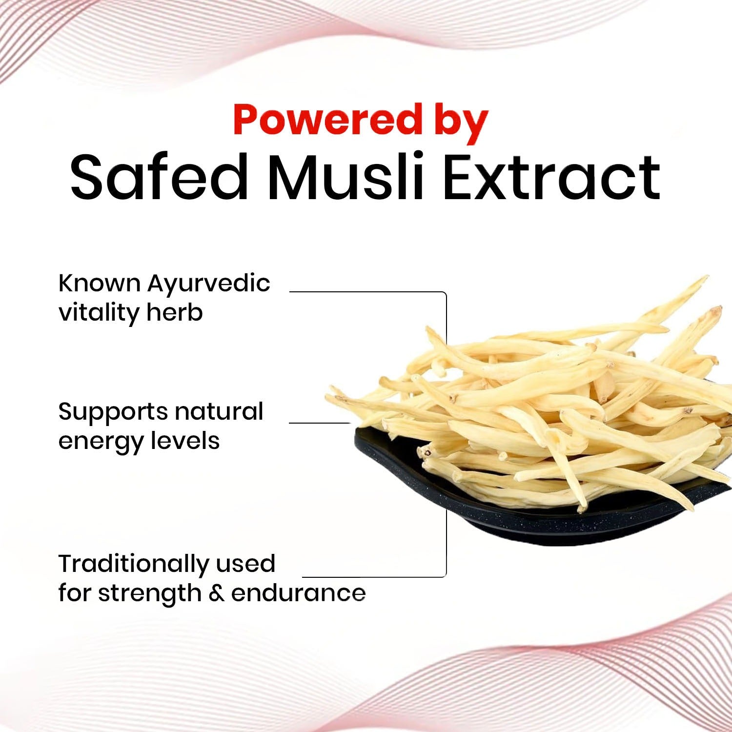 PurshVeda Safed Musli Vegan Capsules | Strength & Vitality Support | 60 Capsules