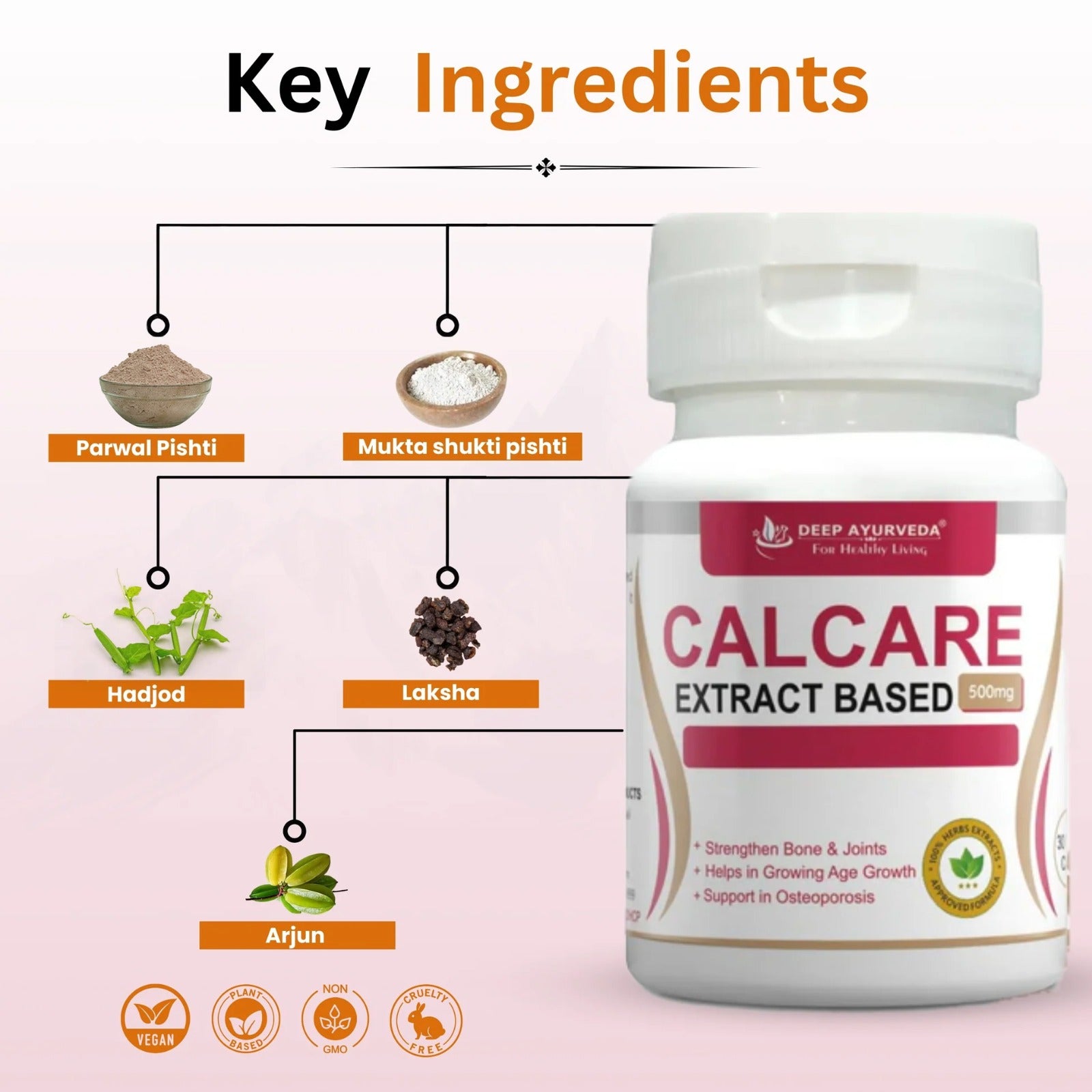 Calcare Gives Relief from Calcium Deficiency and Weak Bones