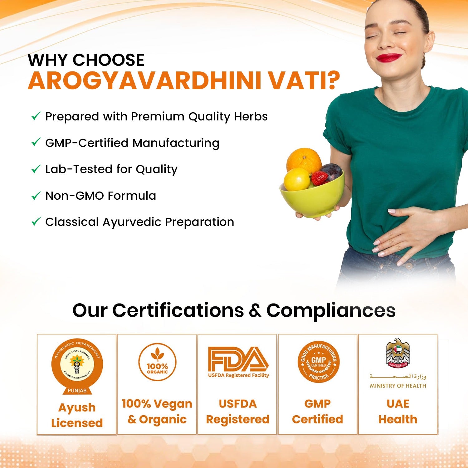 Arogyavardhini Vati - Supports Liver Health, Detoxification & Skin Health