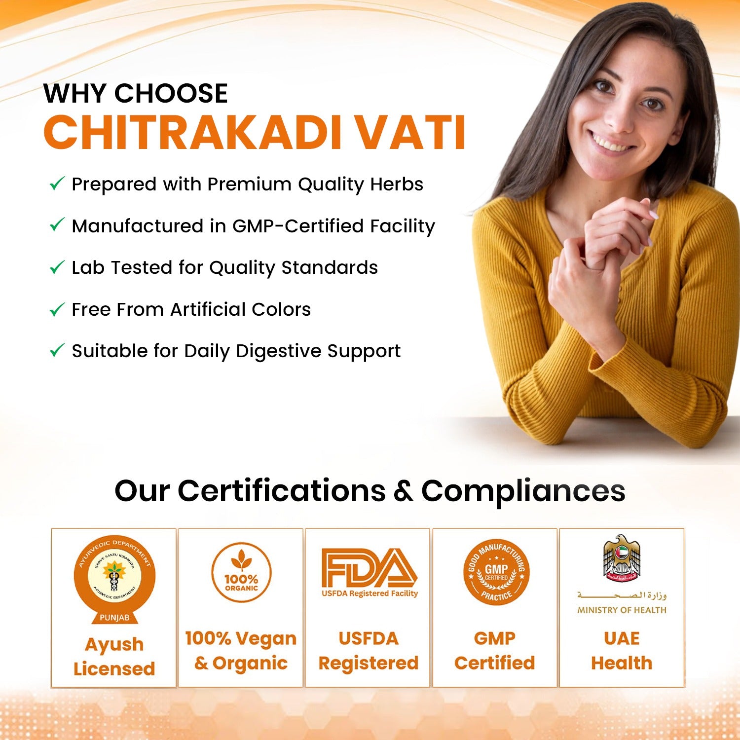 Chitrakadi Vati - Supports Digestion, Relieves Bloating & Enhances Metabolism
