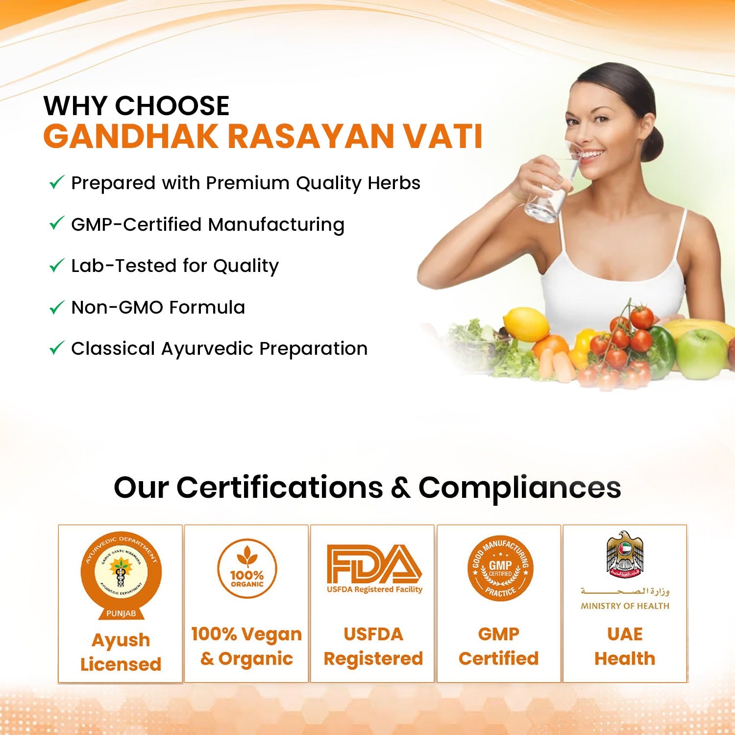 Gandhak Rasayan Vati - Purifies Blood, Promotes Skin Health & Detoxification
