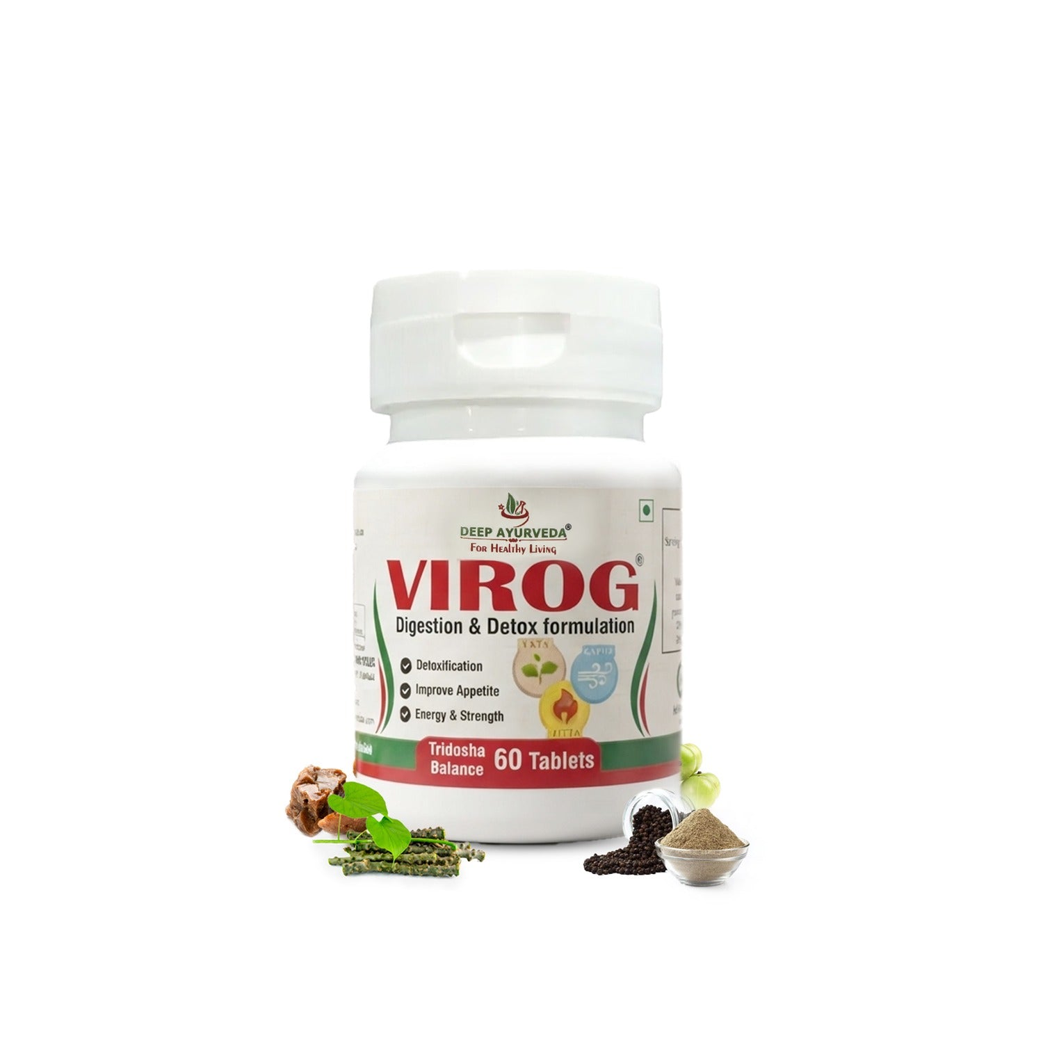 Virog Tablet Improves Digestion and Helps in Viral Infections