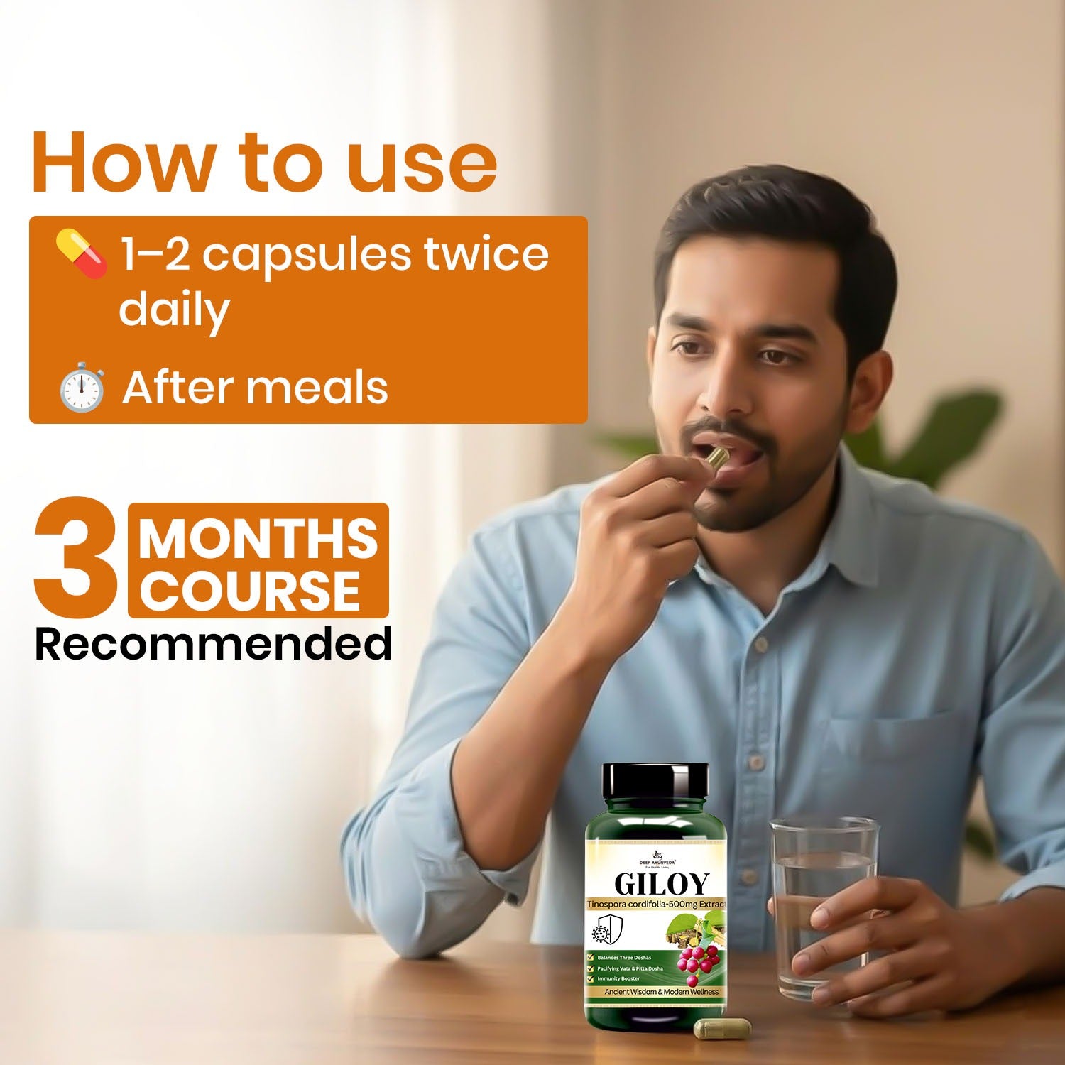 Giloy Capsules How To use