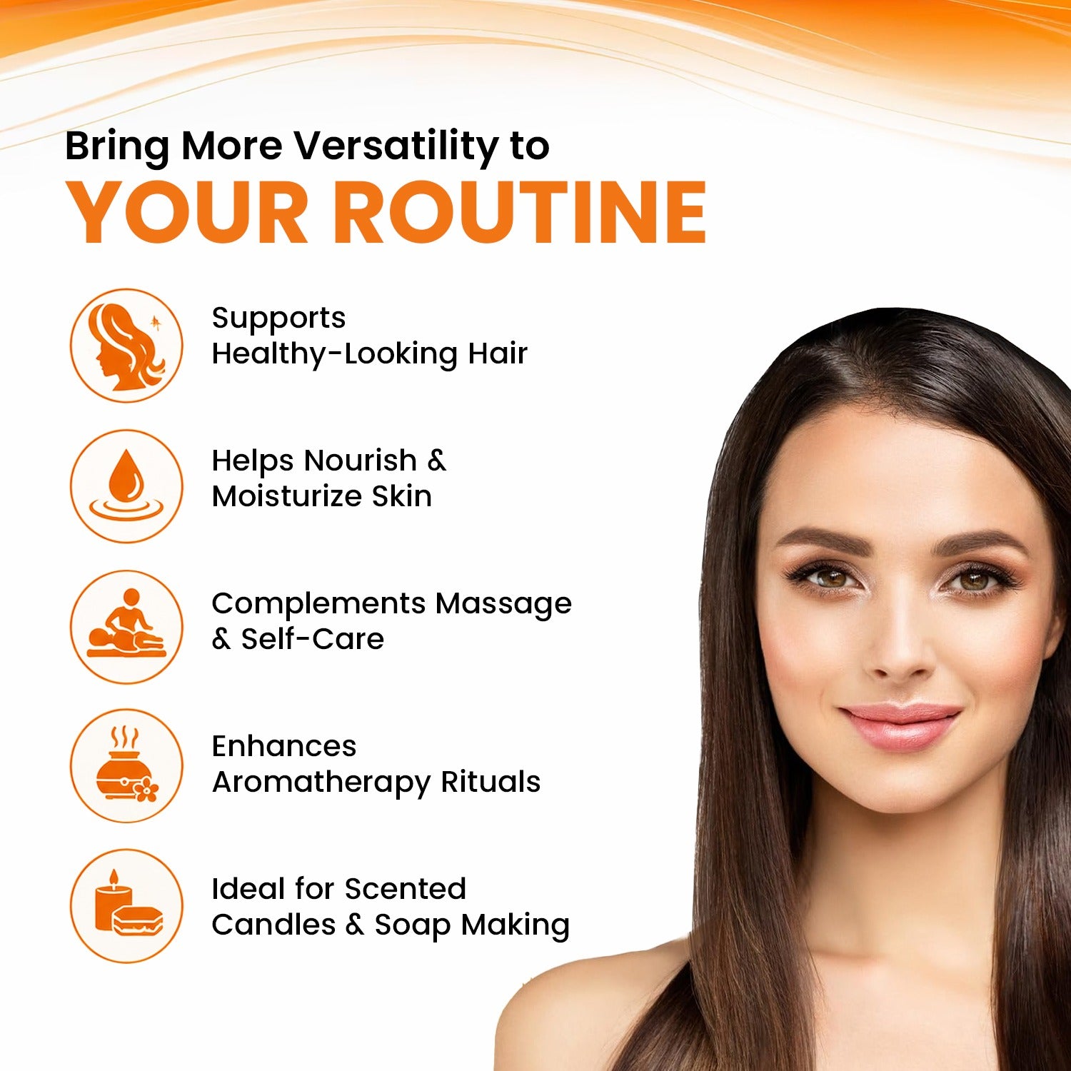 Castor Pure Essential Oil - Supports Hair Growth, Soothes Skin & Promotes Joint Health