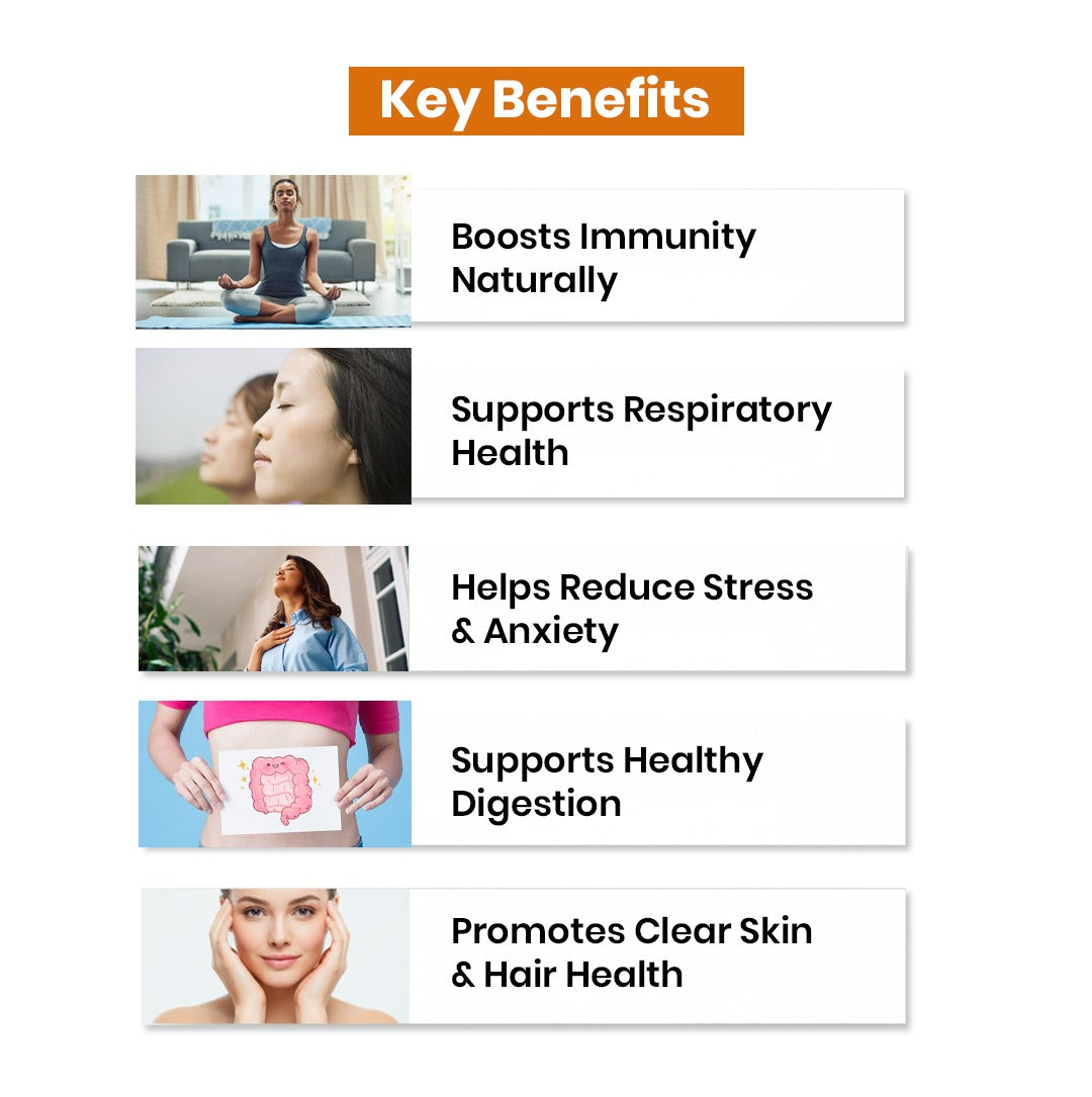 Organic Tulsi Powder Key Benefits