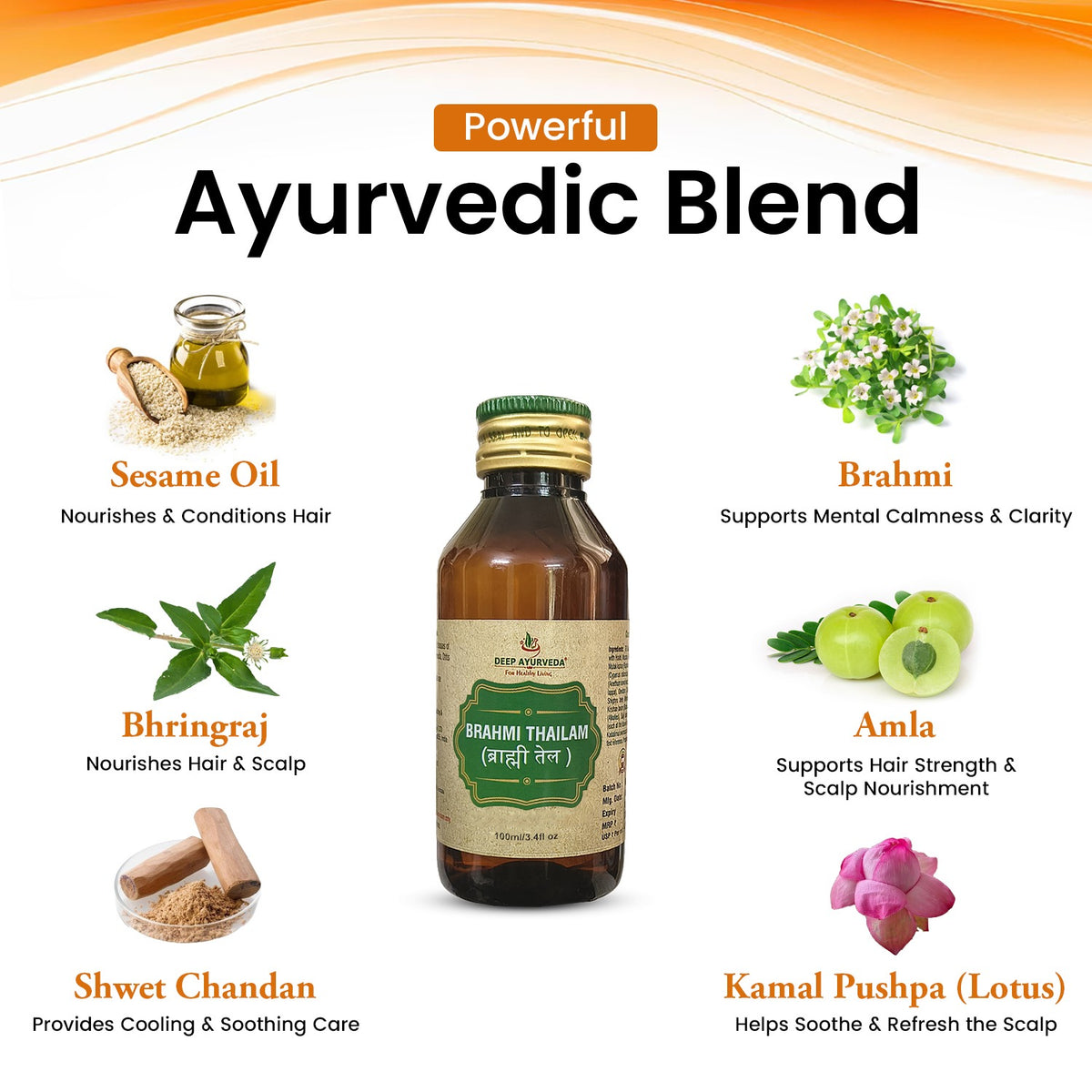 Brahmi Thailam Classical Ayurvedic Oil