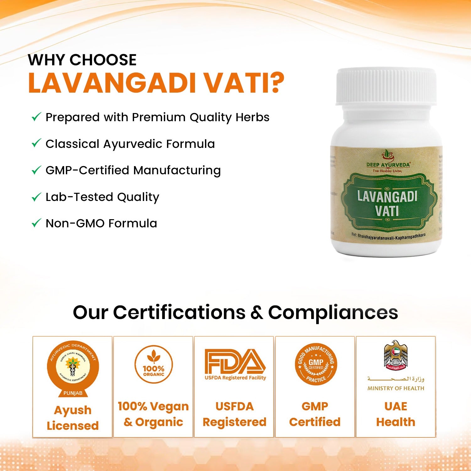 Lavangadi Vati - Relieves Cough, Soothes Throat & Promotes Respiratory Health
