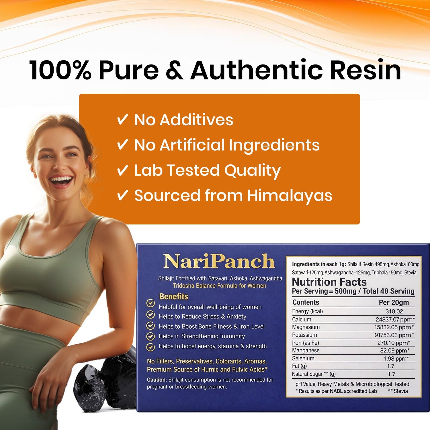 NariPanch® Shilajit Resin for Women | Ayurvedic Wellness & Daily Vitality Support