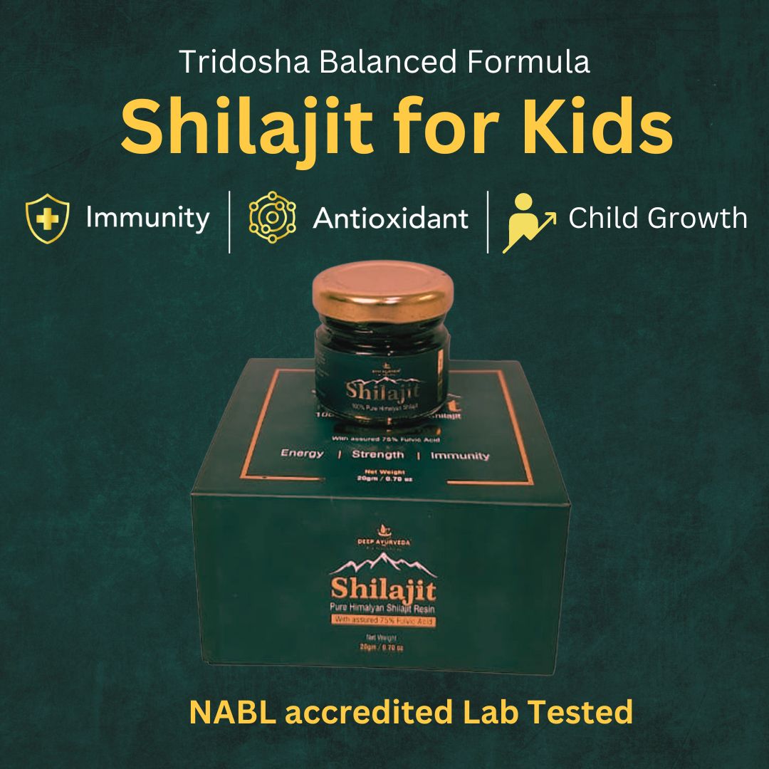 Shilajit Resin for Children: Strengthen Immune System, Promote Healthy Growth & Overall Well-being of Children