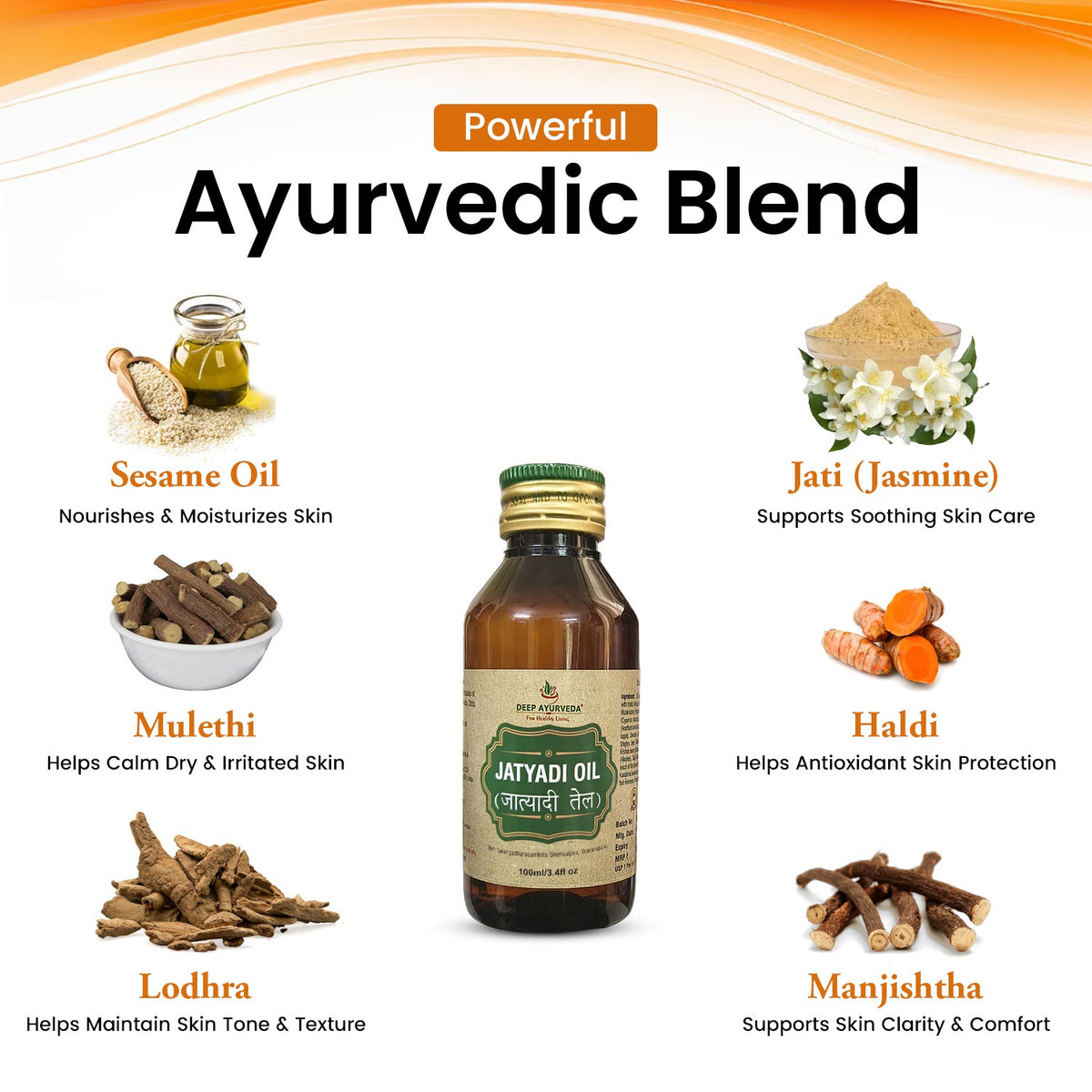 Jatyadi Classical Ayurvedic Oil