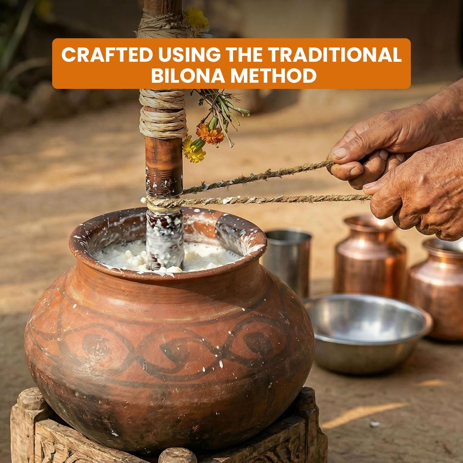 Pure A2 Desi Cow Ghee (Gir Cow) – Traditional Bilona Method