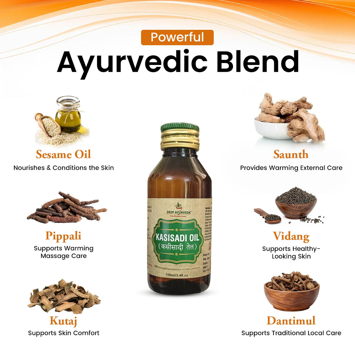 Kasisadi Classical Ayurvedic Oil