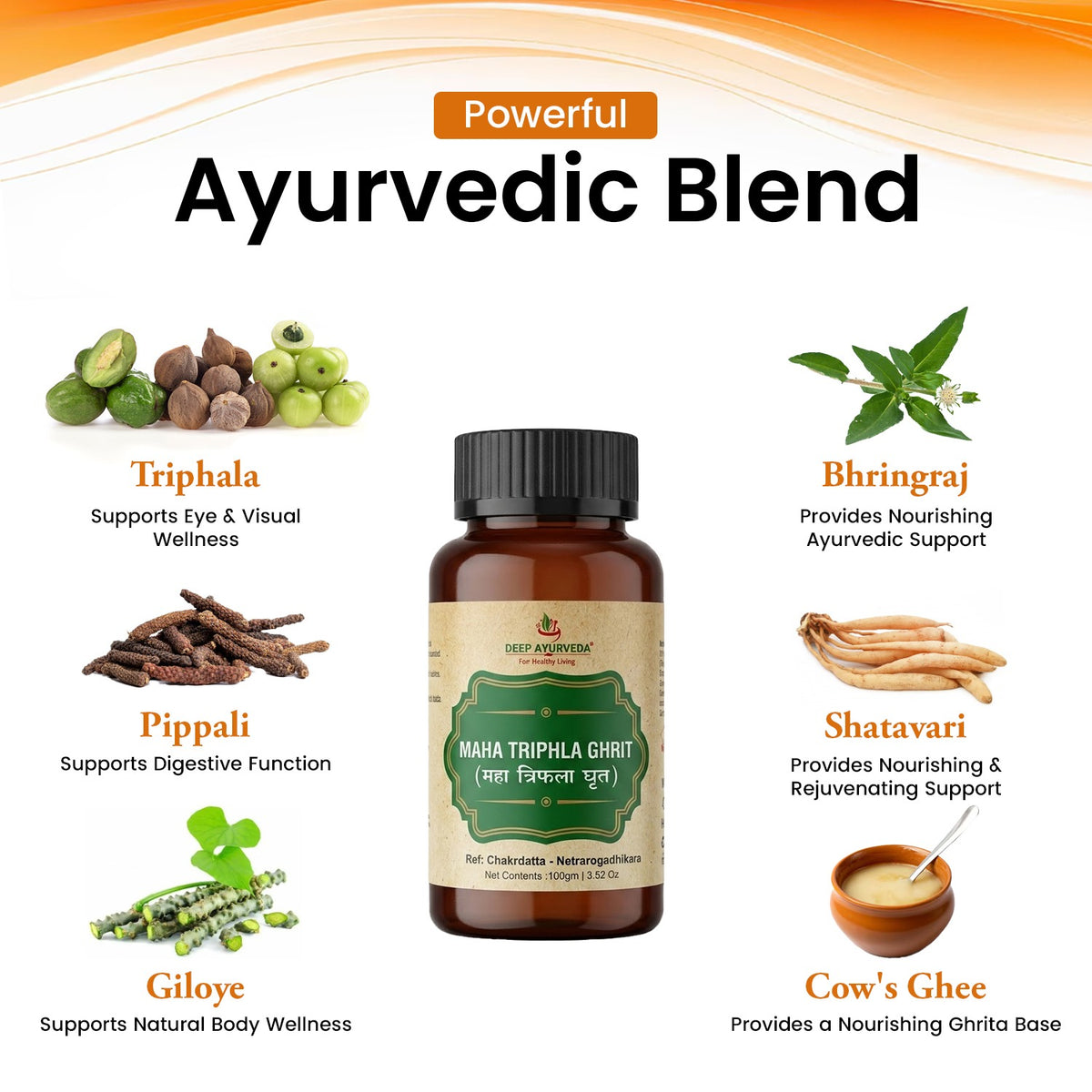 Mahatriphla Ghrita Classical Ayurvedic Ghee