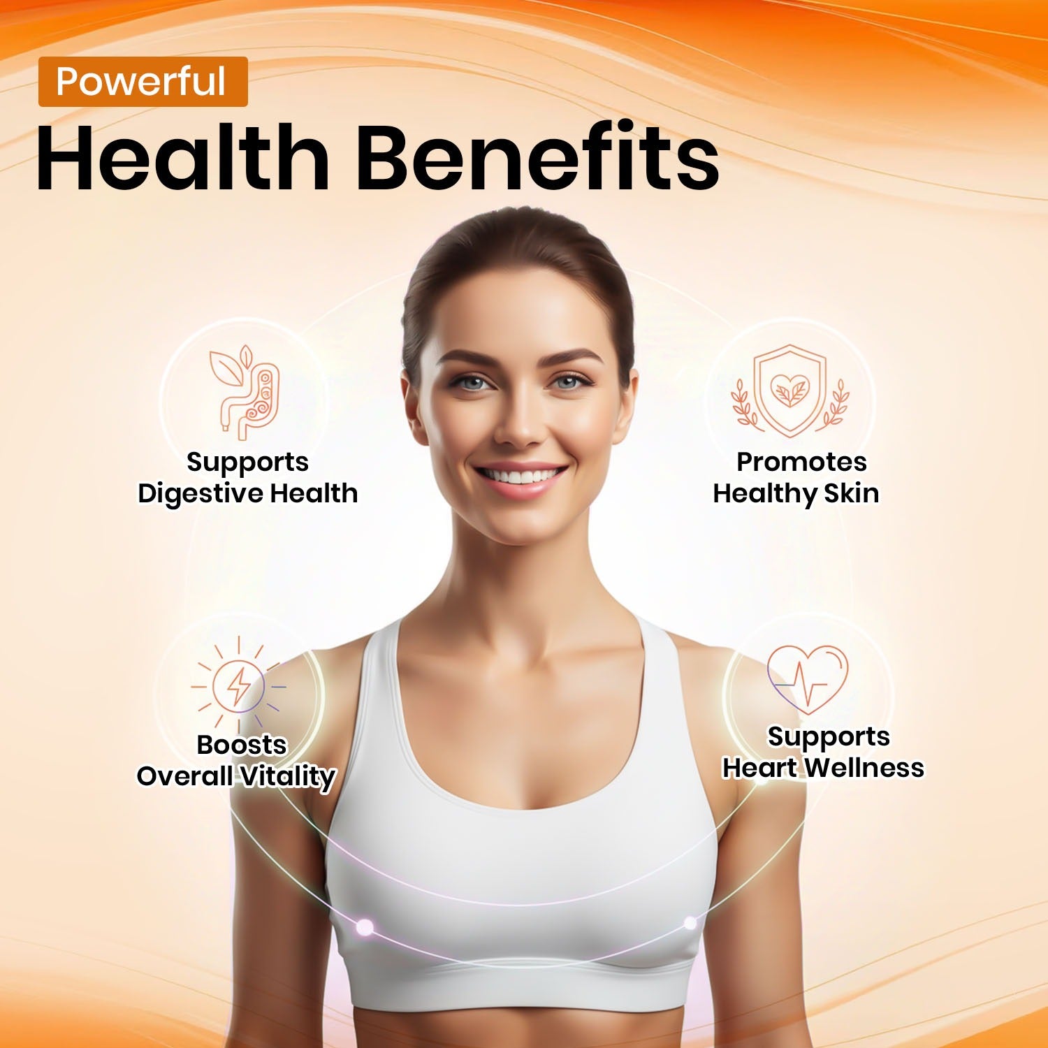 Flaxseed Vegan Capsules Plant-Based Omega-3 for General Wellness & Skin Support
