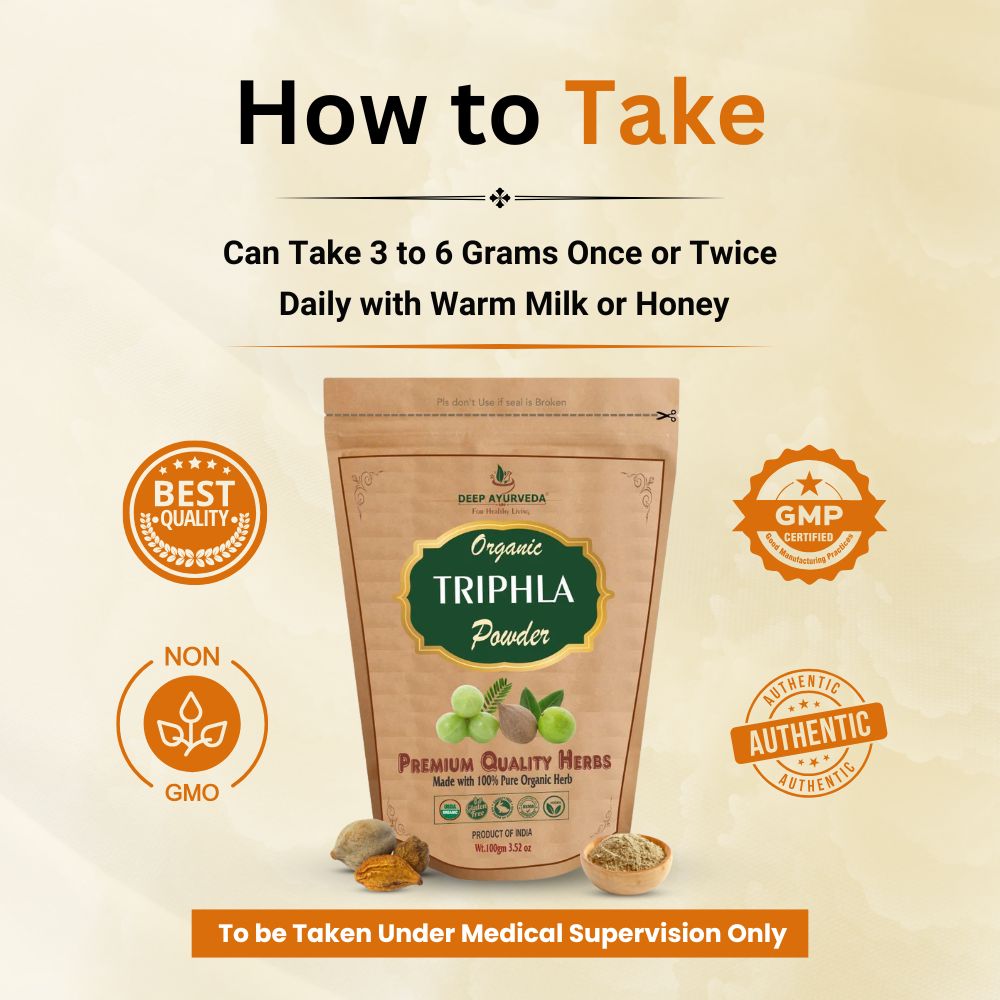 Organic Triphala Powder – 100 g