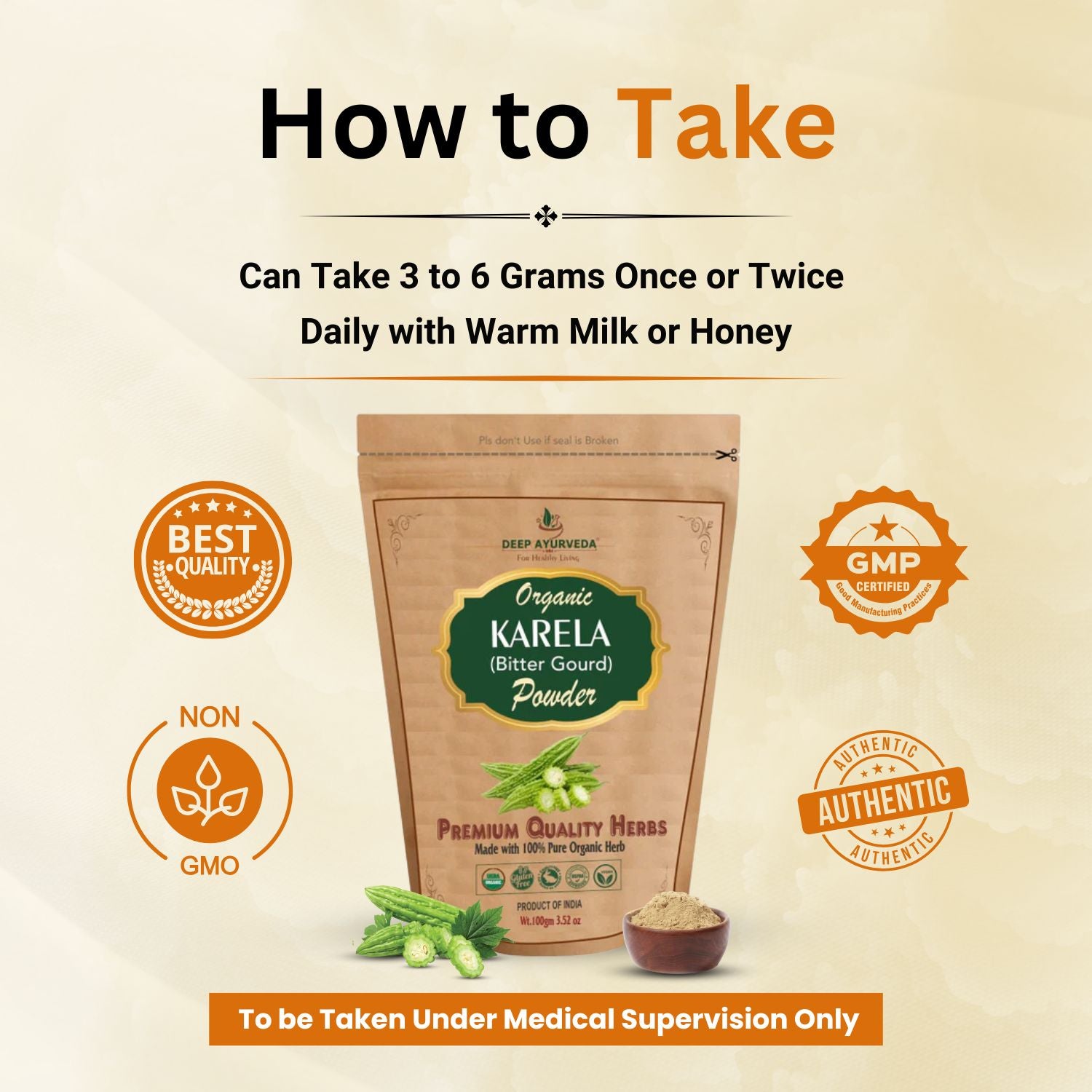 Organic Karela Powder How To use