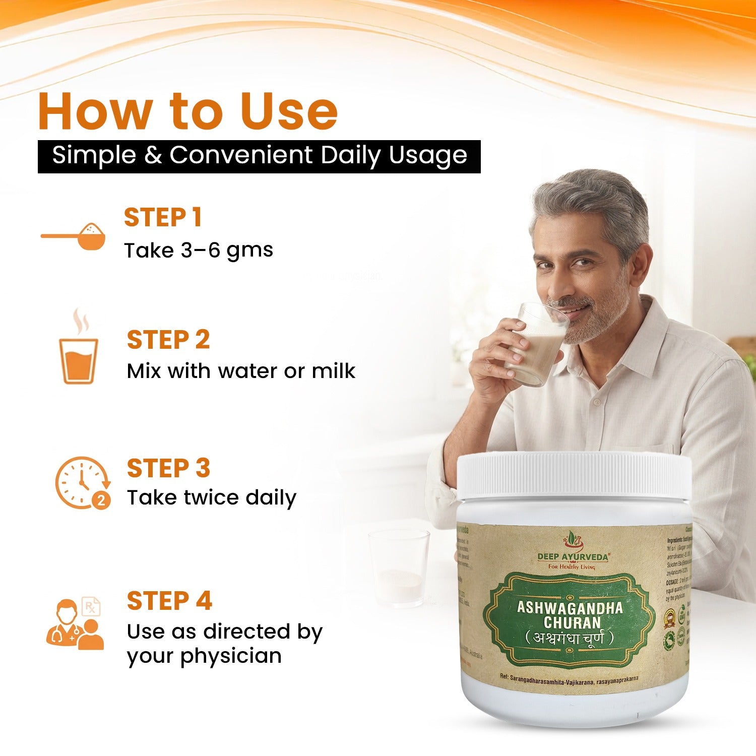 Ashwagandhadi Churnam Helps in Managing Stress, Anxiety and Improves Immunity