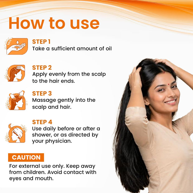  How To use HairWell Ayurvedic Hair Oil