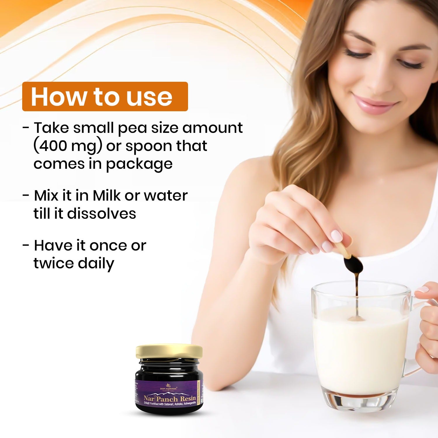 NariPanch Shilajit Resin How To use