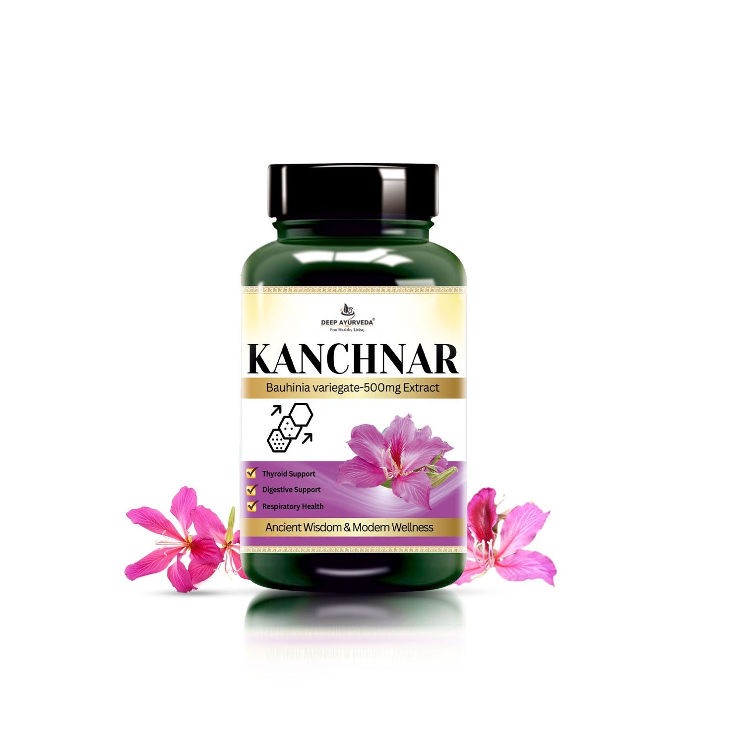 Kanchnar Vegan Capsules Ayurvedic Herb for Natural Detox & Wellness Support