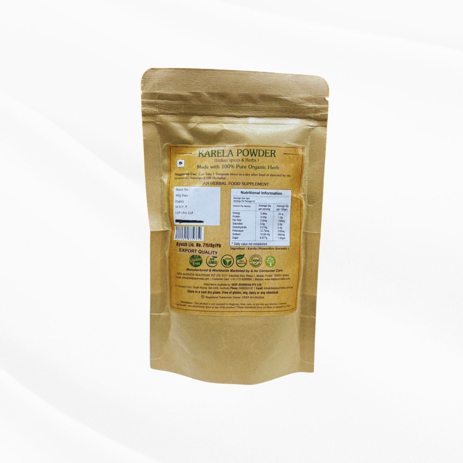 karela powder details