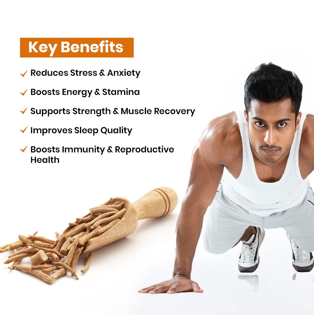 Organic Ashwagandha Powder Key Benefits