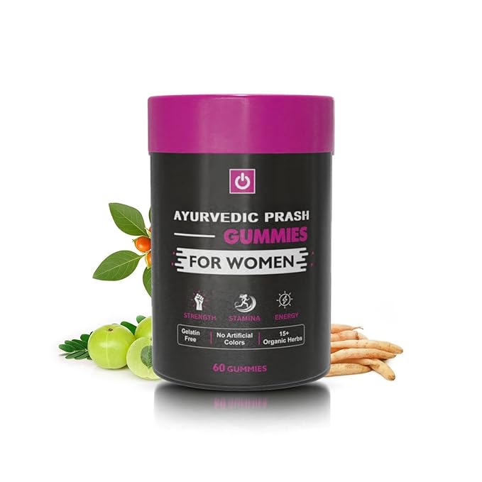 Purshveda Ayurvedic Prash Gummies for Women | Hormonal Balance, Energy & Immunity Support | 60 Gummies