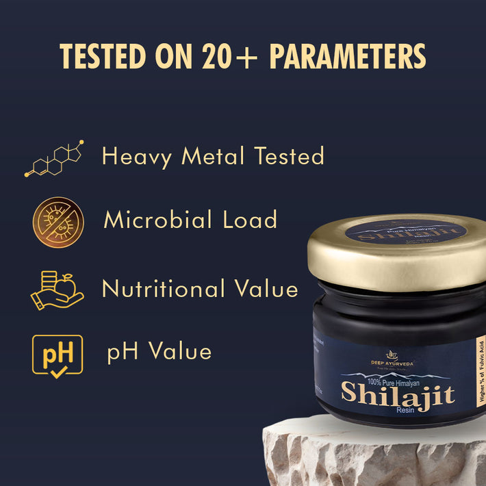Pure Himalyan Shilajit Resin for Strength, Energy & Stamina | NABL Lab ...