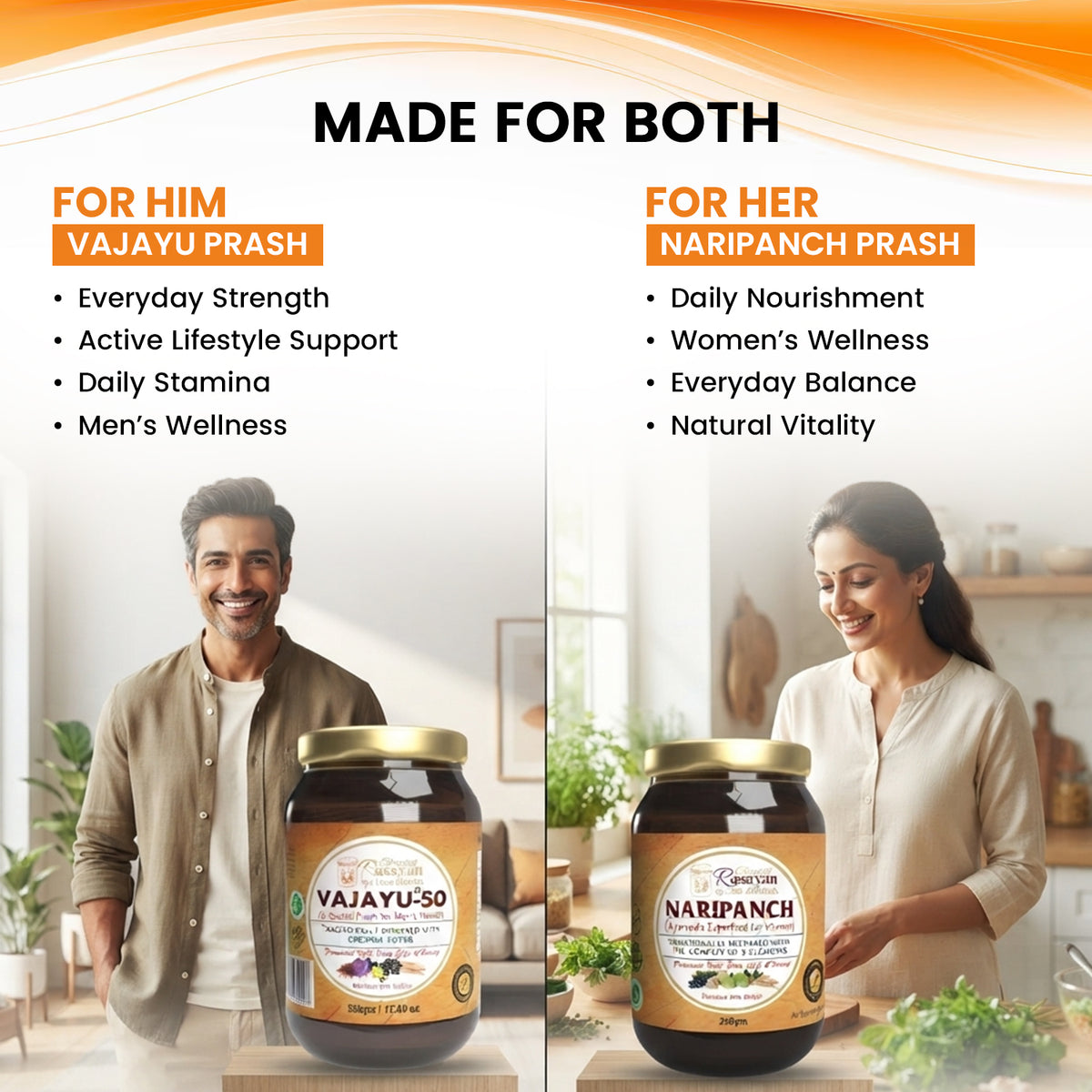 Vajayu® Prash & NariPanch Prash Superfood Combo