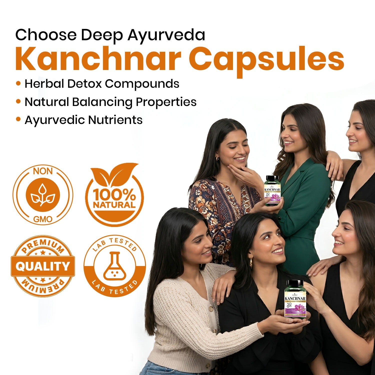 Kanchnar Vegan Capsules Ayurvedic Herb for Natural Detox & Wellness Support