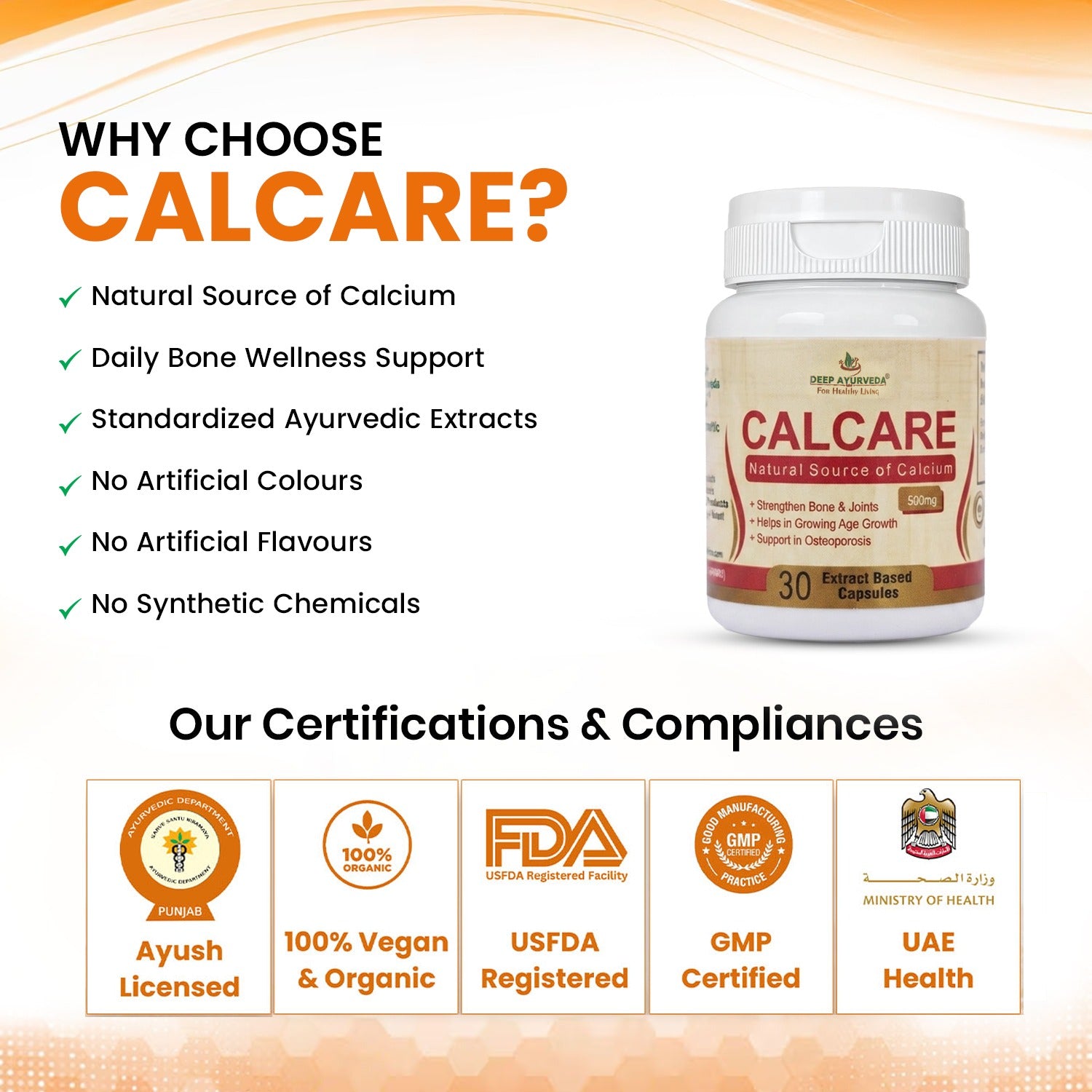 Calcare Gives Relief from Calcium Deficiency and Weak Bones