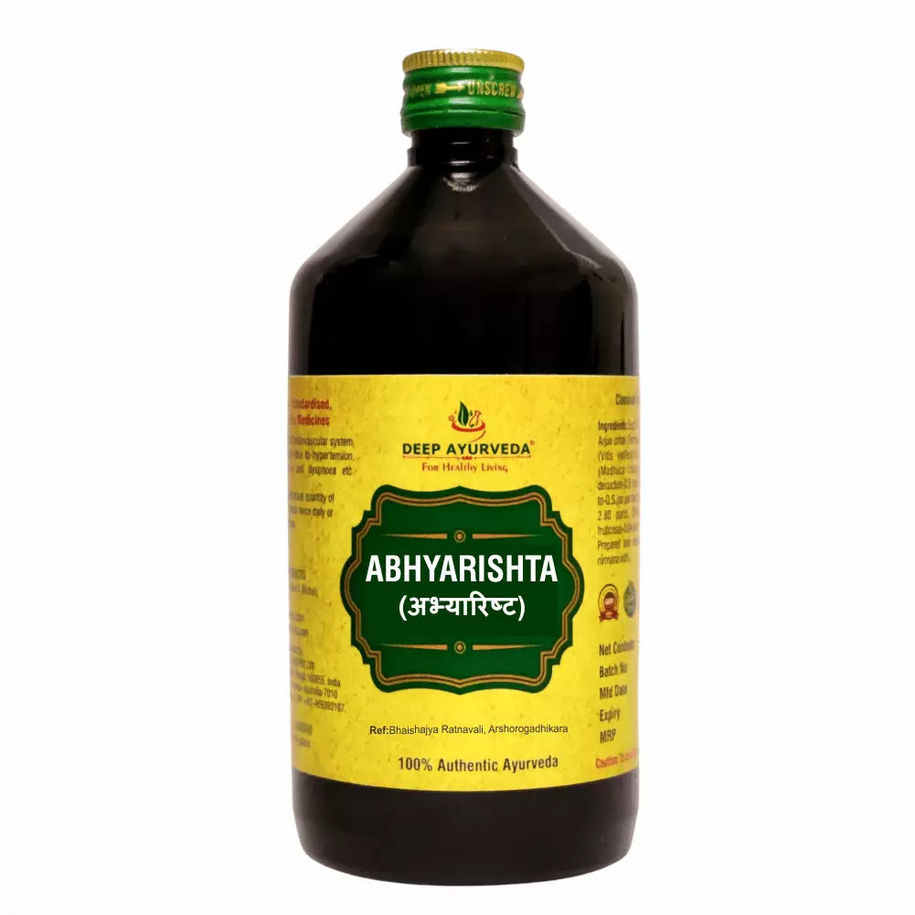 Abhayarishta Classical Ayurvedic Formulation | 450 ml - Deep Ayurveda India