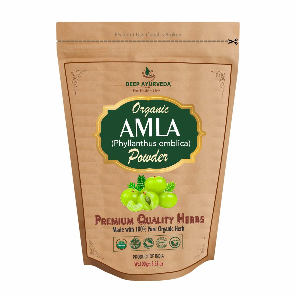 Organic Amla Powder (Emblica Offcinalis) - Deep Ayurveda India