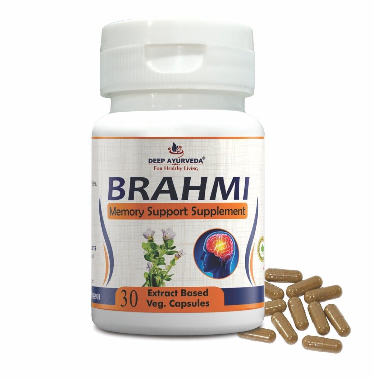 Brahmi | Vegan Capsule - Deep Ayurveda India