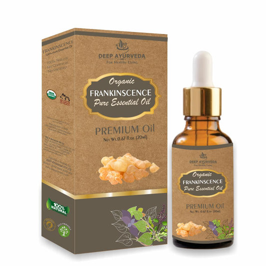 Frankincense Pure Essential Oil (Boswellia Frereana) | 20ml - Deep Ayurveda India