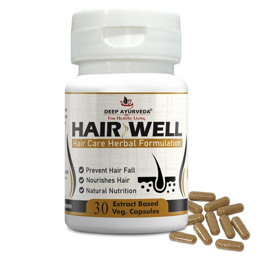 Hairwell | 30 Vegan Capsule - Deep Ayurveda