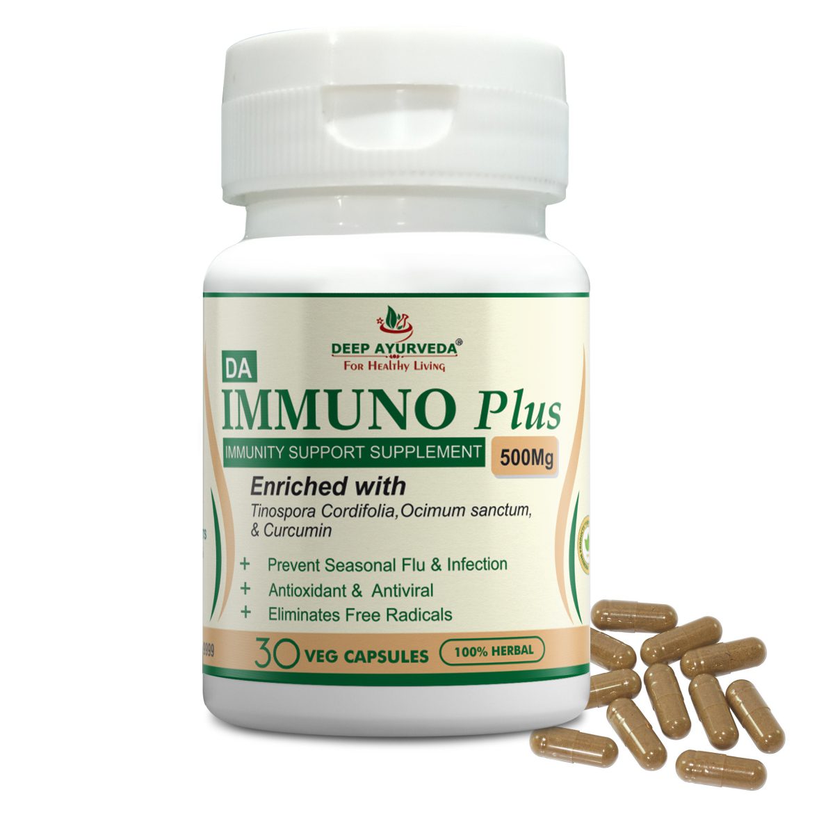 DA-Immuno Plus| Vegan Capsule - Deep Ayurveda India