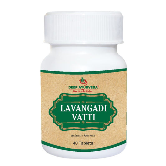 Lavangadi Vati | Classical Ayurveda by Deep Ayurveda | 40 Tablet Pack - Deep Ayurveda India