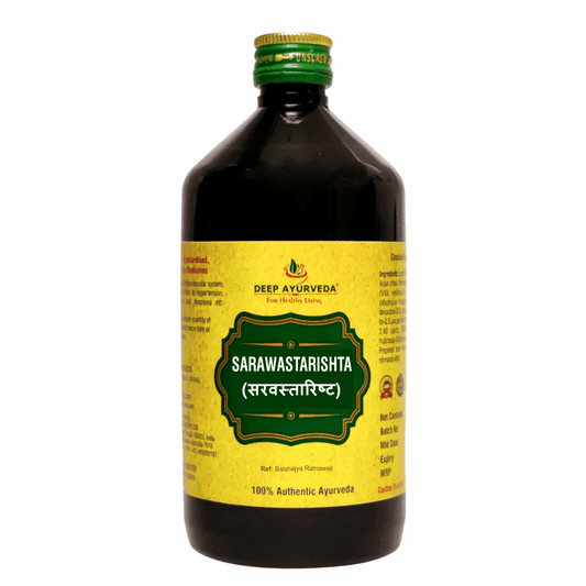 Saraswatharishtam | Classical Ayurveda by Deep Ayurveda | 450 ml - Deep Ayurveda India