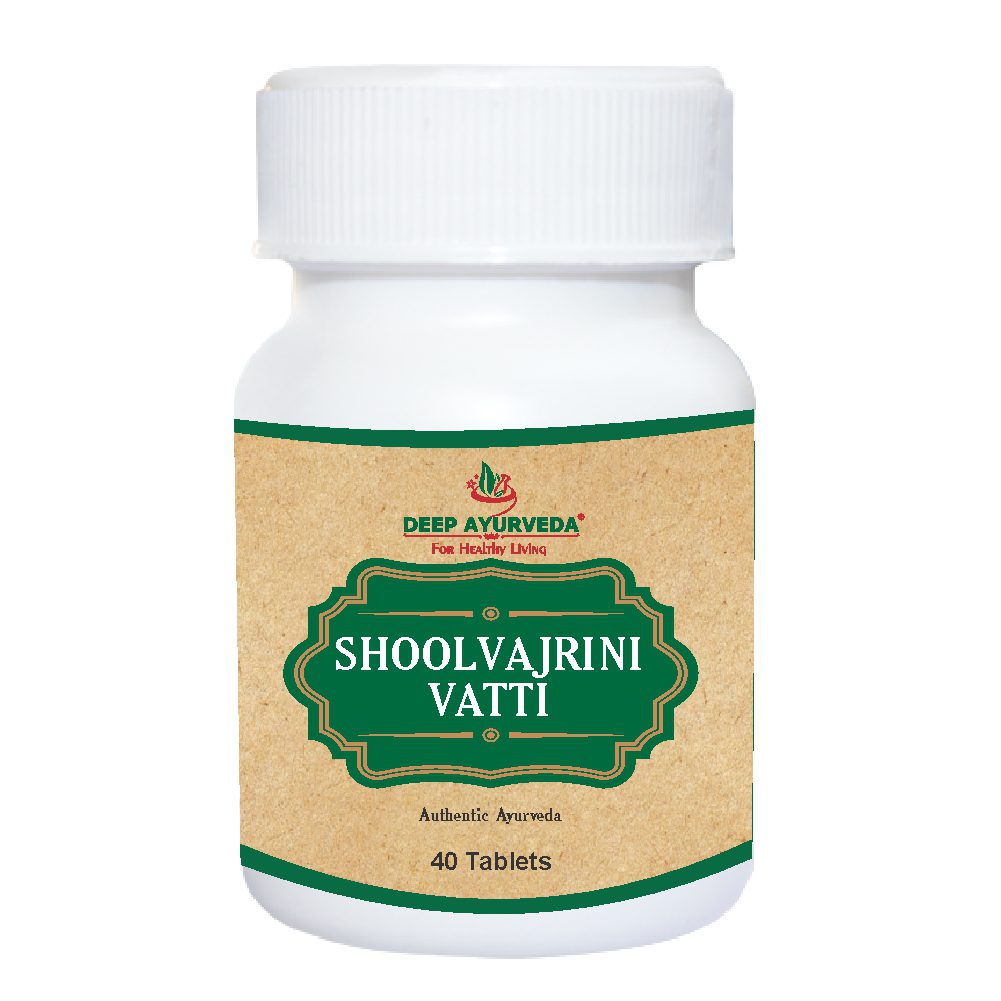 Shoolvarjini Vati-Improve mental functioning & Nervous Debility  | 40 Tablet Pack - Deep Ayurveda India