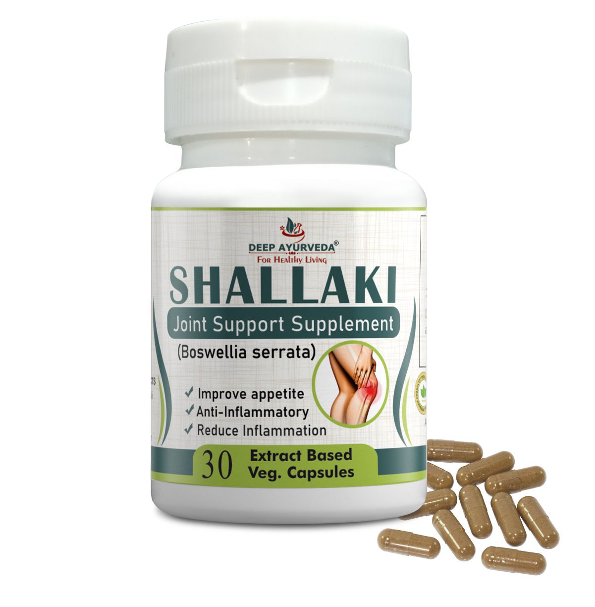 Shallaki ( Boswellia serrata ) Extract Vegan Capsule - Deep Ayurveda India