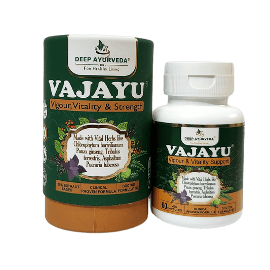 Vajayu ® For Men's Health | Boost Strength, Energy, & Stamina | Remove Performance Anxiety - Deep Ayurveda India