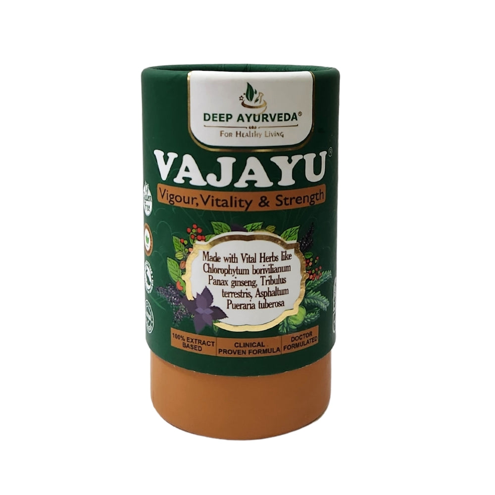 Vajayu ® For Men's Health | Boost Strength, Energy, & Stamina | Remove Performance Anxiety - Deep Ayurveda India