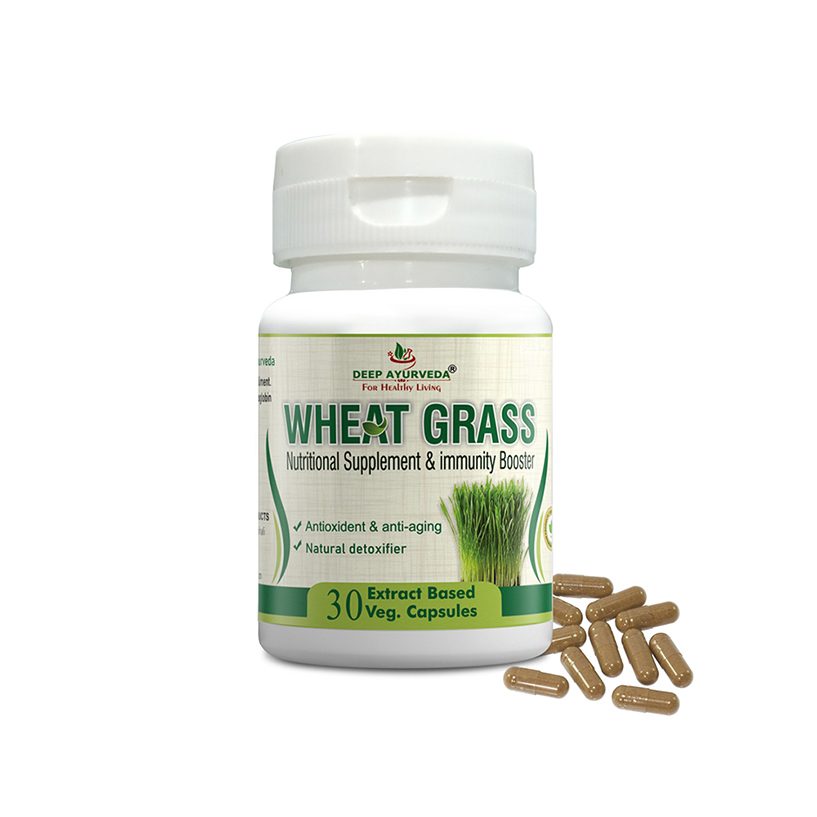 Wheat Grass | 30 Vegan Capsule - Deep Ayurveda