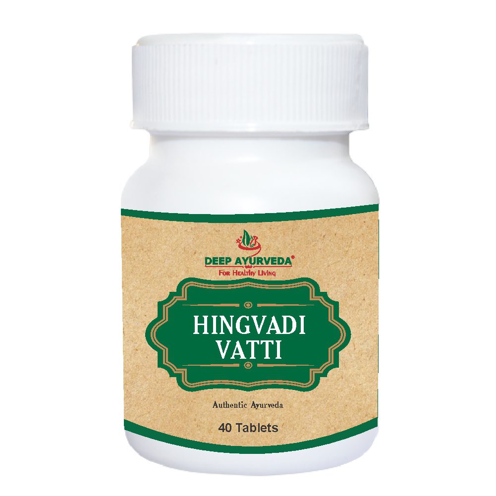 Hingvadi Vati for Digestive Health | 40 Tablet Pack - Deep Ayurveda India